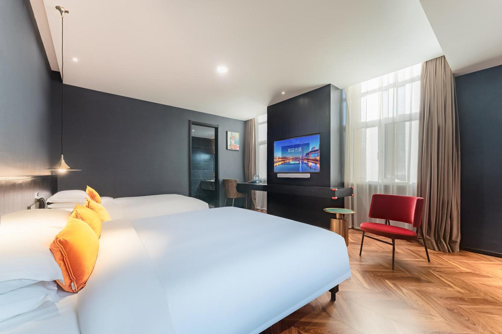 Hesu Designer Hotel & Suites -Near Xi'An Drum Tower And Yongning Gate -Free Laundry Luggage Storage -Kitty Cafe With Freshly Ground Coffee -24H Front Desk -English Service Экстерьер фото